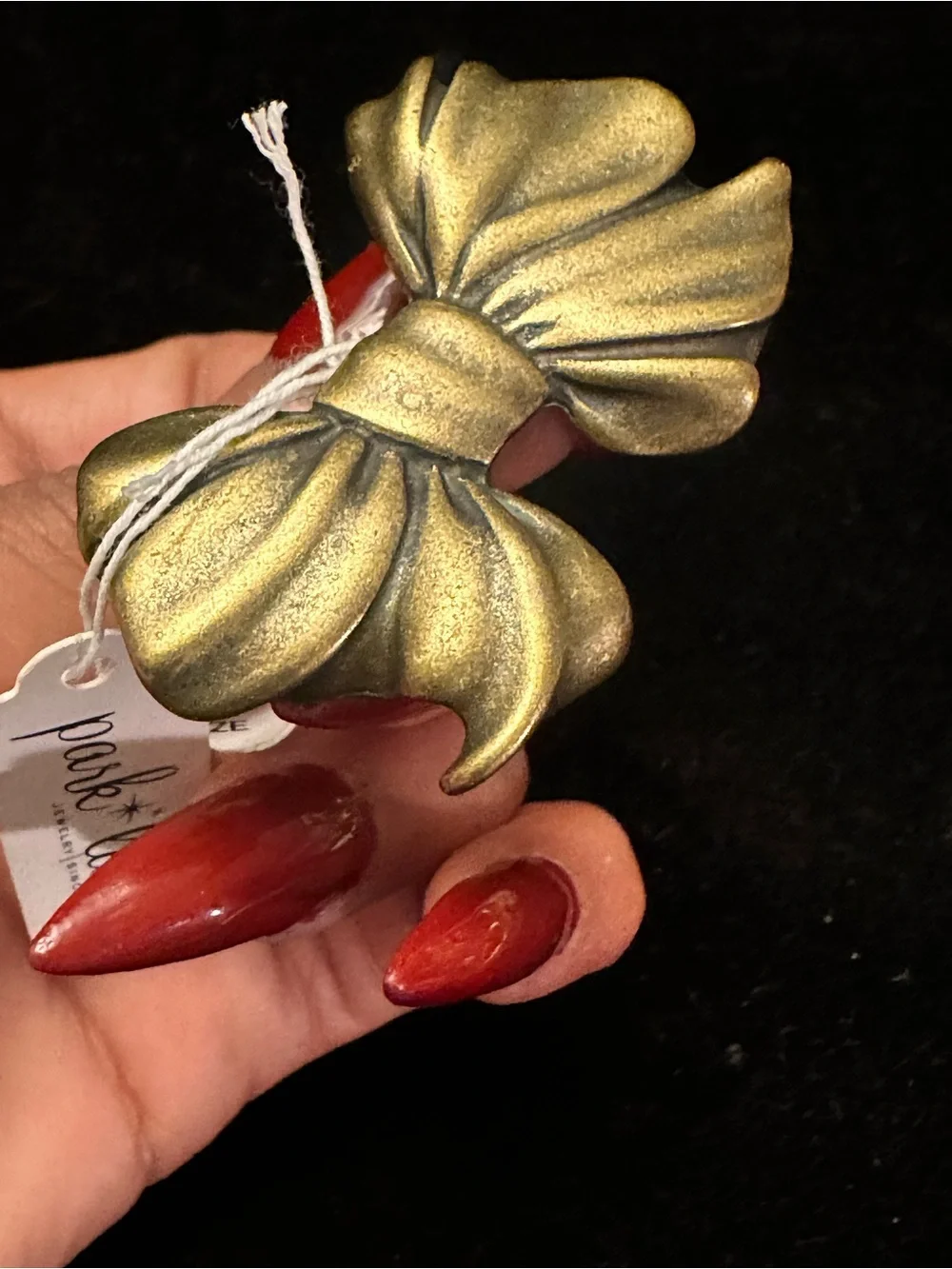 Vintage NWT Park Lane Brass Ring Sz. 7.5/8